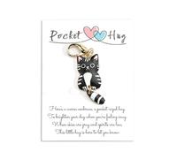 Gallkeat Inspirational Gifts Pocket Hug Thank You Keyring with Card Appreciation Leaving Gifts for Coworker, Friends, Boss, Teachers, Nurses (A)