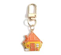 Gallkeat Thanksgiving Keychain Turkey, Maple Leaf, Butterfly, Fox, Mushroom Pendant Bag Charms Gift for Women (F)