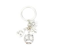 Gallkeat Western Cowboy Keychain Horseshoe Cowboy Boots Bag Pendant Metal Key Chain Backpack Accessories lucky charm for Horse Lovers, Men, Women (B)