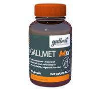 GALLMET Mix 90 Ox Bile 100mg Bile Salt Naturally Support After Gallstones Gallbladder Digestive Problems Fat Digestion - Ox Bile Capsules (90 Capsules, Bile Acid + Herbs)