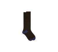 Gallo AP103013 Forest & Vermilion Polka Dot Print Long Socks