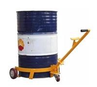 Gallon Drum Dollys, Low Profile Steel Oil Drum Caddy, Adjustable Handle, For Warehouse, Workshop, Factory, Dump Station