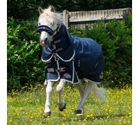 Gallop 600D Ponie 100g Duraproof Combo Turnout Rug - 3'9'' · Blue