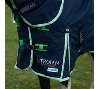 Gallop 600D Trojan Duraproof 0g Combo Turnout Rug - 5'6'' · Blue