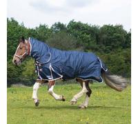Gallop 600D Trojan Duraproof 50g Combo Turnout Rug - 5'9'' · Blue