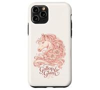 Gallop and Glam Derby Horse Floral Design Case for iPhone 11 Pro