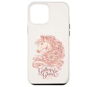 Gallop and Glam Derby Horse Floral Design Case for iPhone 12 Pro Max