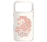 Gallop and Glam Derby Horse Floral Design Case for iPhone 17 Pro Max