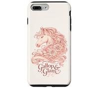 Gallop and Glam Derby Horse Floral Design Case for iPhone 7 Plus/8 Plus