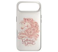 Gallop and Glam Derby Horse Floral Design Case for iPhone Air