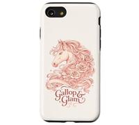 Gallop and Glam Derby Horse Floral Design Case for iPhone SE (2020) / 7/8