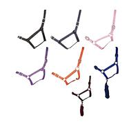 Gallop Basic Nylon Headcollar and Lead Rope Set, Full Size, Pink