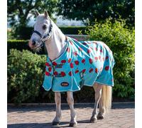 Gallop Berry Print 0g Standard Turnout Rug - Blue - Size: 5ft