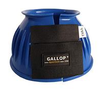Gallop Double Taped PVC Ribbed Over Reach Boots, Extra Full Size, Blue