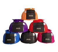 Gallop Double Taped PVC Ribbed Over Reach Boots, Full Size, White