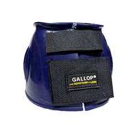 Gallop Double Taped Pvc Ribbed Over Reach Boots - Pony · Blue