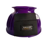 Gallop Double Taped Pvc Ribbed Over Reach Boots - Pony · Purple