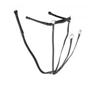 Gallop Economy Leather Breastplate Martingale, Cob Size, Black