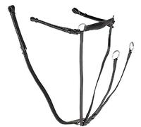 Gallop Economy Leather Breastplate Martingale, Pony Size, Black