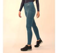 Gallop High Waist Silicone Knee Patch Riding Tights - UK 8 · Peacock Blue