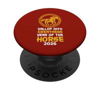 Gallop Into Greatness Year Of The Horse 2026 Chinese PopSockets Adhesive PopGrip