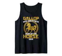 Gallop Into Greatness Year of The Horse 2026 Tank Top