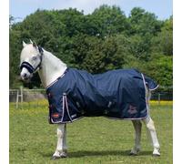 Gallop PONIE 50g Duraproof 5-Point Standard Turnout Rug - Outdoor Horse Blanket - Dark Blue - Size: 4ft 6inch