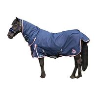 Gallop Ponie Combo Neck Duraproof 50G Horse Turnout Rug Navy (3 9")