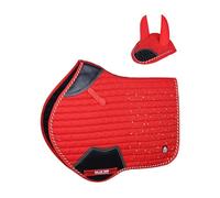 Gallop Shop Close Contact Saddle Pad / All-Purpose Design Rhinegold with Sparkle (Red, Full)
