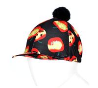 Gallop Shop Halloween Horse Riding Set, Pumpkin Print Design, Includes Saddle Pad, Halter, Cap and Ear Bonnet (Riding C, Full)