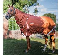 Gallop Toofan Dual 200g 2100 Denier Mediumweight Horse Turnout Rug & Neck Set (5'6", Toffee Brown)