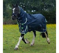 Gallop TROJAN 0g Duraproof Combo Turnout Rug - Navy - Size: 6ft