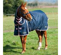 Gallop Trojan 50g Combo Turnout Rug - Outdoor Lightweight Horse Blanket - Navy - Size: 6ft 3inch