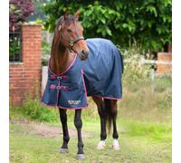 Gallop Trojan 50g Standard Turnout Rug - Outdoor Lightweight Horse Blanket - Navy - Size: 5ft 9inch