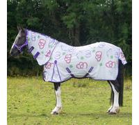 Gallop Trojan Bits of Luck Mesh Combo Fly Rug - Horse Blanket - White - Size: 6ft 6inch