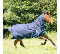 Gallop Trojan Classic 300g Heavyweight Combo Turnout Rug - Navy - Size: 6ft 9inch