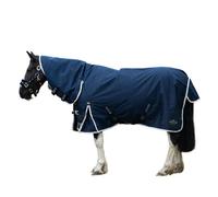 Gallop Trojan Combo Neck Duraproof 100G Horse Turnout Rug Navy (5 6")