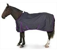 Gallop Trojan Lite (Lightweight) Turnout Rug Standard Neck SPRING DEAL-Navy/Purple 5'3''