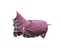 Gallop Trojan Xtra 100g Burgundy/Beige Turnout Rug 5'9"
