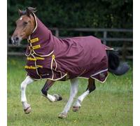Gallop Trojan Xtra Duraproof 200g Combo Turnout Rug - 5'6'' · Burgundy