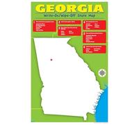 Gallopade Publishing Group Georgia Write-On/Wipe-Off Desk Mat, State Map (9780635106872)