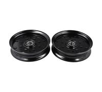 Galloparts 2pcs Flat Idler Pulley 781856 1-613098 Compatible with Exmark Turf Ranger Riding Mowers TR23KC524 TR23KC TR22KC TR20BV Compatible with Hustler TrimStar 927426 929240 929265 929273