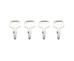 Galloparts 41307-00007 HD62 4Pcs Ignition Keys SWE70-90 21E6-10430 EFI297060 Compatible with Hitachi H808 Compatible with Bobcat Excavator 316