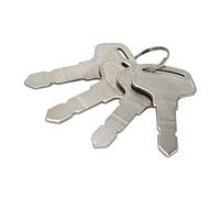 Galloparts 4Pcs Ignition Keys 15248-63700 Compatible with Kubota Generators SQ-1140 SQ-1200 SQ-3170 SQ-3250 SQ-3350 Compatible with New Holland Tractor 1020 1025 1030 4055 4060 T1010 T1030 T1110