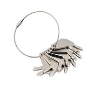 Galloparts 8398 Ignition Key 6Pcs 8H-5306 Compatible with Caterpillar Skid Steer Loader 500 600 910 920 930 950 960 970 980 990 Series