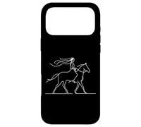 Galloping Horse Line Art Equestrian Drawing Case for iPhone 17 Pro Max