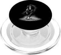 Galloping monochrome wild horse 90s Vintage washed out PopSockets PopGrip for MagSafe
