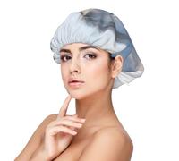 Galloping Rare Spotted Horses,Adult's Satin Sleeping Cap - Women's Elastic Sleep Bonnet, Adjustable Overnight Hair Cover