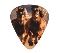 Galloping Running Horses Print12 Professional Guitar Tuner For Guitar, Bass, & Chromatic Tuning Modes