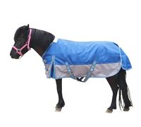 Gallopoff 1200D Pony/Shetty Horse Blanket without Filling (0 g), Lightweight, Waterproof, Breathable and Tear-Resistant Rain Cover for Foals, Mini Horses, Dwarf Horses, Small Horses and Mini Ponies